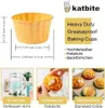 katbite Papier Muffinförmchen 200 Stück, Fettdicht Cupcake Produktbild-Vorschau 2