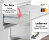 2-türiger Kleiderschrank Weiß Garderobenschrank mit Produktbild-Vorschau 2