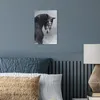 MuchoWow® Poster Pferd - Grau - Braun - Tiere - Rauch 20x30 Produktbild-Vorschau 4