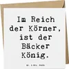 Mr. & Mrs. Panda Grußkarte Spruch Bäcker Krönung - Weiß - Produktbild-Vorschau 1
