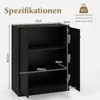 Kredens COSTWAY, szafka podłogowa z zabezpieczeniem przed Podgląd zdjęcia produktu 3