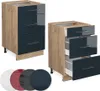 Spodní skříňka kuchyňské linky Vicco Fame-Line Tmavě modrá Náhled obrázku produktu 5