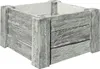 Beton Hochbeet Cube Antik grau mit vormontiertem Gewinde Produktbild-Vorschau 2