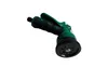 A green and black garden hose nozzle with multiple spray settings. Produktbild-Vorschau