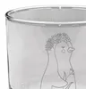 Mr. & Mrs. Panda Whiskyglas Pinguin Blumen - Transparent - Produktbild-Vorschau 5