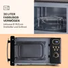 Klarstein Mikrowelle mit Grill, 800 Watt Mikrowelle Klein, Produktbild-Vorschau 4