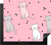 KitchenYeah© Herdabdeckplatte Katze - Haustiere - Mädchen - Produktbild-Vorschau 1