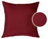 Kissenbezug 2er Set bordeaux 50x50 cm Struktur Leinenoptik Produktbild-Vorschau 2