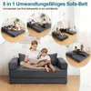 HOMMPA 5 w 1 rozkładana sofa, bardzo duża, sofa podłogowa, Podgląd zdjęcia produktu 5