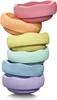 A stack of colorful, wavy-shaped balancing stones. Anteprima dell’immagine prodotto