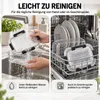 Set di 10 contenitori in vetro per alimenti con coperchio – Anteprima dell’immagine prodotto 8