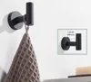Koupelnové háčky, sada 4 věšáků, černé LOFT hall Náhled obrázku produktu 7