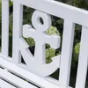 Mahagoni Gartenbank - bene living - Anker 120 cm - weiß Produktbild-Vorschau 10