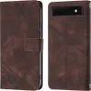 Pouzdro pro Google Pixel 6A 5G vyražené Flip kožené Náhled obrázku produktu 1