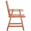 Garten-Essstühle 2 Stk. mit Kissen Massivholz Akazie Produktbild-Vorschau 4