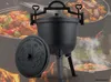 Gusseiserner Kessel 8l für Jagdbraten am Lagerfeuer/Grill Produktbild-Vorschau 6