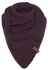Knit Factory Coco Sciarpa triangolare 140x60 cm viola Anteprima dell’immagine prodotto 1