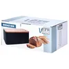 Stylový černý kovový chlebník s víkem na krájení Náhled obrázku produktu 11