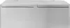 A front view of a gray electrical enclosure with a hinged door. Produktbild-Vorschau