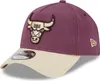 New Era A-Frame 9Forty Cap MOLESKIN Chicago Bulls maroon Produktbild-Vorschau 1