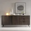 Sideboard Kommode TERZO K195 2D3S Eiche Dunin Dunkel Produktbild-Vorschau 1