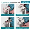 YOFIDRA Akku-Nagler 2-in-1 Tacker & Nagler mit 2x Akkus & Produktbild-Vorschau 7