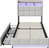 Fortuna Lai Polsterbett 90x200cm mit USB, Jugendbett Produktbild-Vorschau 5
