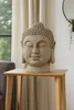 Großartiger Buddha Kopf 50cm Steinfigur Garten Deko Figur Produktbild-Vorschau 4