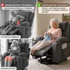 HOMCOM 2 Motor Fernsehsessel Elektrisch mit Aufstehhilfe Produktbild-Vorschau 6