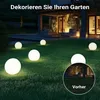Wiltec Kugelleuchte Ø 30 cm mit Erdspieß, Gartenleuchte 40 Produktbild-Vorschau 4