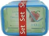 EMSA Clip & Close Freshness Container 1l Set of 3 blue Náhľad obrázku produktu 10