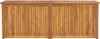 A wooden storage box with a slatted front and top, divided into two sections. Podgląd zdjęcia produktu