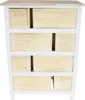 Kommode Makramee Holz & Textil 56x77cm 8 Schubladen Produktbild-Vorschau 3