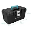 Navaris Werkzeugkasten 16" Box leer - 40,6 x 23,8 x 22cm - Produktbild-Vorschau 4