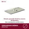 HOOZ GN 1/6 Deckel ohne Löffelaussparung, rostfreier Produktbild-Vorschau 4