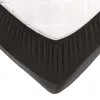 Lenzuolo con angoli Vency Premium in jersey 140x200 cm nero Anteprima dell’immagine prodotto 4