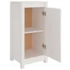 Sideboard Weiß 39x35x80 cm Massivholz Kiefer Produktbild-Vorschau 5