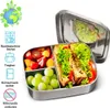 Lunchbox Edelstahl, Bento Box Edelstahl,Lunchbox 1000ML mit Produktbild-Vorschau 1