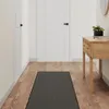 The Living Store Teppichläufer Sisal-Optik Anthrazit 50x250 Produktbild-Vorschau 1