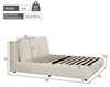 Letto imbottito Flieks, 180x200 cm, con spazio contenitore, Anteprima dell’immagine prodotto 4