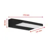 Lampada da esterno a LED orientabile IP44 4000K 10W nera Anteprima dell’immagine prodotto 10