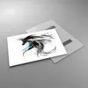 Bilder auf glas - Pferd Streifen Hengst Laufen - 100x70cm - Produktbild-Vorschau 2
