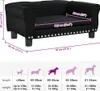 A size chart for a dog bed, showing dimensions and weight/length recommendations for different dog breeds. Náhľad obrázku produktu