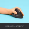Logitech Lift Left Vertical Ergonomic Mouse - GRAPHITE Produktbild-Vorschau 4