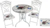 Bistro-set, FLORAL 3-tlg. Náhľad obrázku produktu 1