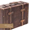 Vintage Holzkoffer mit Klassik Design von HMF mit 38 cm Breite in verschiedenen Größen Produktbild-Vorschau