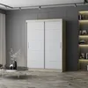 Armoire à portes coulissantes Armoire 150 cm Sonoma/blanc Voir les images du produit 1