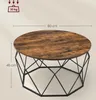 VASAGLE Couchtisch, robust Stahlrahmen, für Wohnzimmer, Produktbild-Vorschau 5
