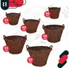 KOTARBAU® 3er Set Weidenkorb mit Griffen Ø 30 cm + Ø 40 cm Produktbild-Vorschau 7