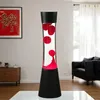 Lavalampe Rot Schwarz 39 cm groß G9 Leuchtmittel inklusive Produktbild-Vorschau 5